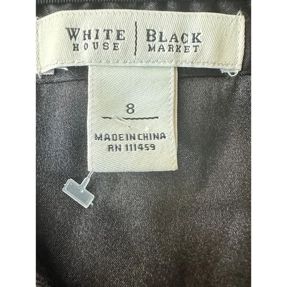 White House Black Market Lace Dress Black Whimsigoth Size 8‎ NWOT - Picture 5 of 13